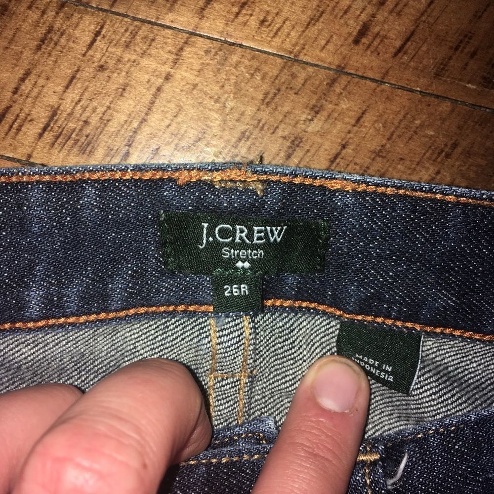 J Crew 26 matchstick straight leg preppy minimalist jeans - Picture 2 of 3